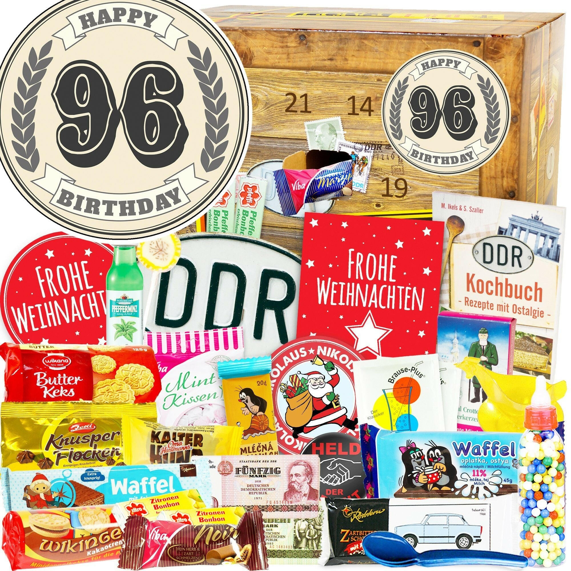 96 Zahl - DDR Adventskalender - Ossiladen I Ostprodukte Versand