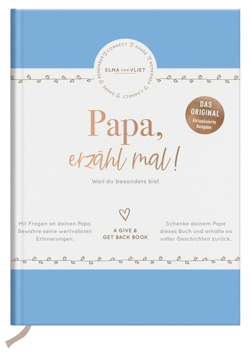 Papa, erzähl mal! | Elma van Vliet - Eintragbuch HC - 144 Seiten