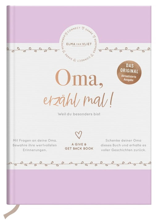 Oma, erzähl mal! | Elma van Vliet - Eintragbuch HC - 144 Seiten