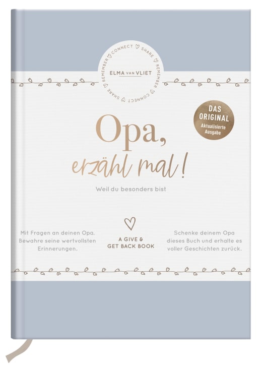 Opa, erzähl mal! | Elma van Vliet - Eintragbuch HC - 144 Seiten
