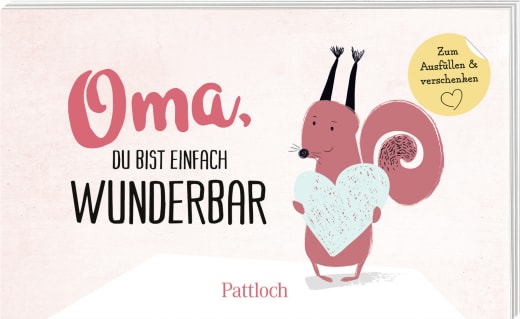 Oma, du bist einfach wunderbar - Eintragbuch - 64 Seiten