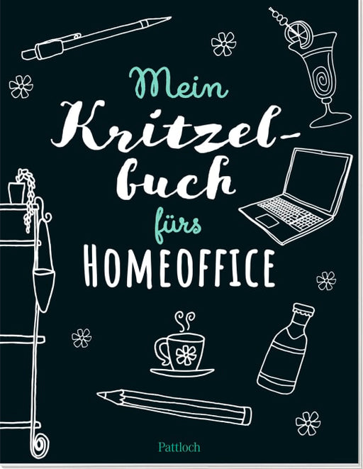 Mein Kritzelbuch fürs Homeoffice - Eintragbuch - 48 Seiten
