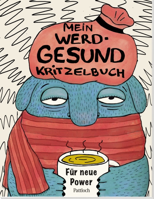 Mein Werd-gesund-Kritzelbuch - Eintragbuch - 48 Seiten