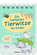 Die lustigsten Tierwitze für Kinder - Spiralaufsteller - 80 Seiten