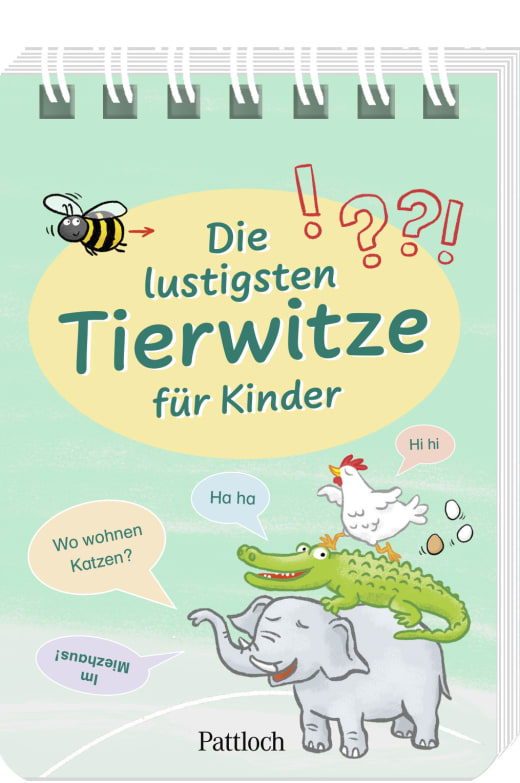 Die lustigsten Tierwitze für Kinder - Spiralaufsteller - 80 Seiten