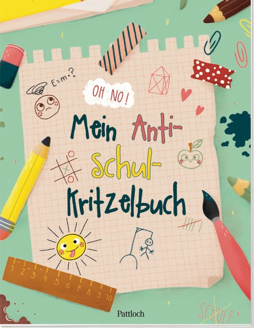 Mein Anti-Schul-Kritzelbuch - Eintragbuch - 48 Seiten