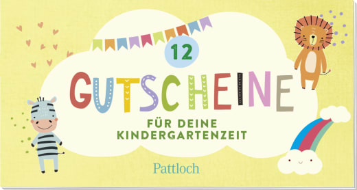 12 Gutscheine für deine Kindergartenzeit - Gutscheinbuch - 24 Seiten