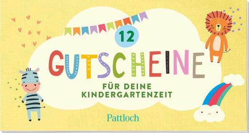 12 Gutscheine für deine Kindergartenzeit - Gutscheinbuch - 24 Seiten