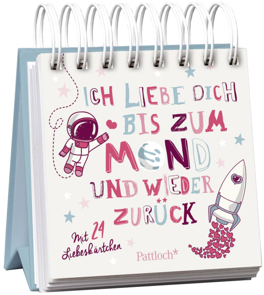 Ich liebe dich bis zum Mond und wieder zurück - Spiralaufsteller - 48 Seiten