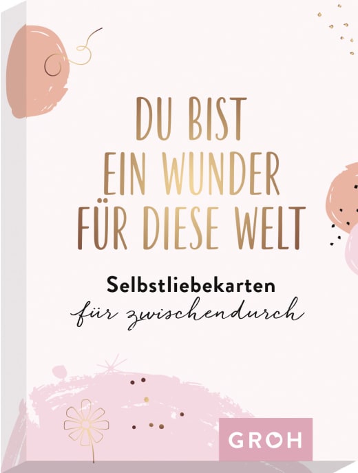 Du bist ein Wunder für diese Welt - Selbstliebekarten für zwischendurch - Non-Book in Umverpackung