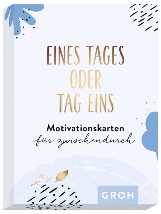 Eines Tages oder Tag eins - Motivationskarten für zwischendurch - Non-Book in Umverpackung