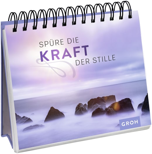 Spüre die Kraft der Stille - Spiralaufsteller - 144 Seiten