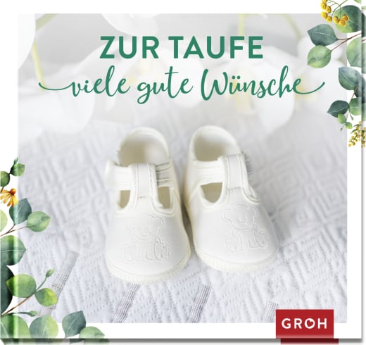 Zur Taufe viele gute Wünsche - Geschenkbuch - 48 Seiten