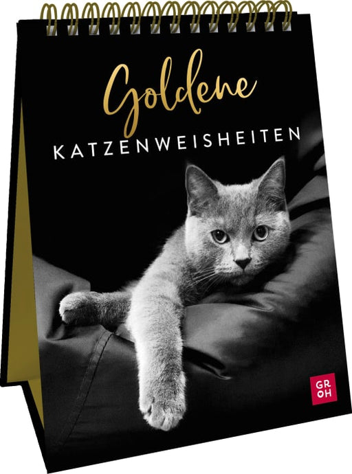 Goldene Katzenweisheiten - Spiralaufsteller - 48 Seiten