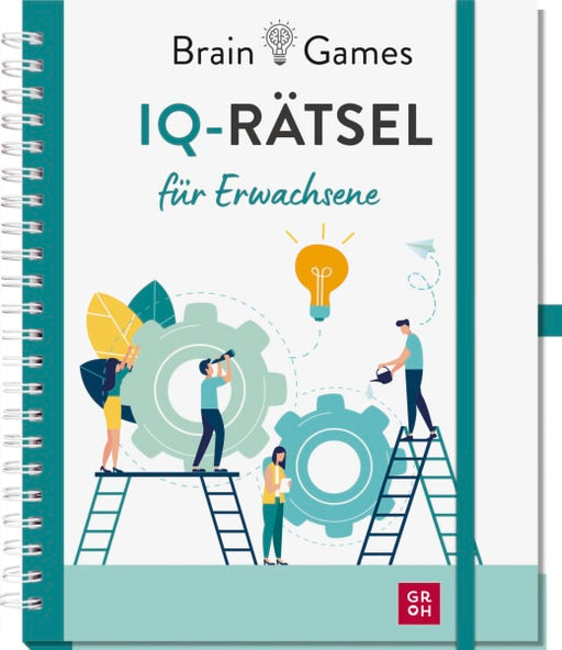 Brain Games - IQ-Rätsel für Erwachsene - Eintragbuch HC - 144 Seiten