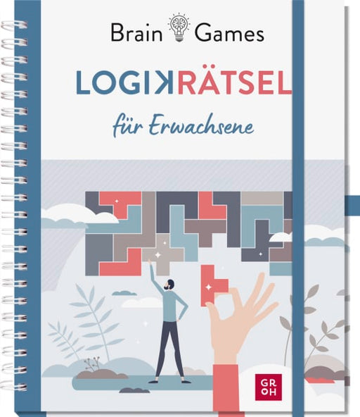 Brain Games - Logikrätsel für Erwachsene - Eintragbuch HC - 144 Seiten