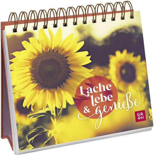 Lache, lebe & genieße - Spiralaufsteller - 52 Seiten