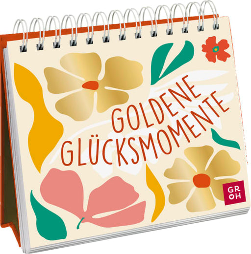 Goldene Glücksmomente - Spiralaufsteller - 144 Seiten