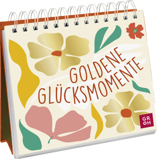 Goldene Glücksmomente - Spiralaufsteller - 144 Seiten