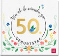 Was ich dir wünsche zum 50. Geburtstag - Geschenkbuch - 48 Seiten