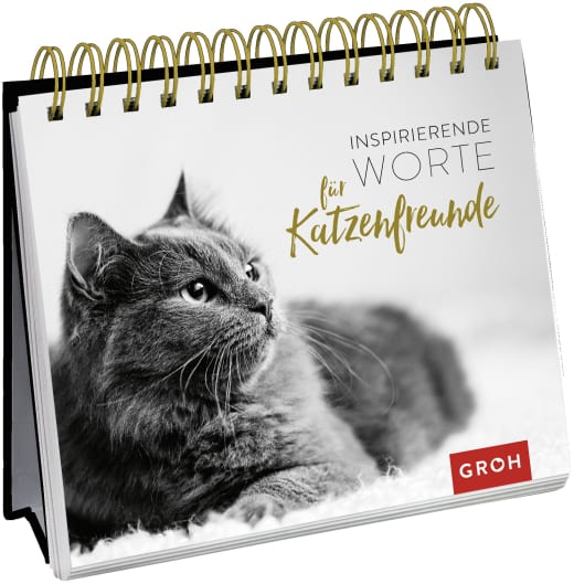 Inspirierende Worte für Katzenfreunde - Spiralaufsteller - 144 Seiten