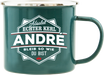 Emaille Becher / Tasse "André - Bleib so wie du bist" - Ossiladen I Ostprodukte Versand