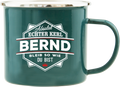 Emaille Becher / Tasse Bernd bleib wie du bist - Ossiladen I Ostprodukte Versand
