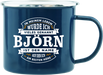 Emaille Becher / Tasse Björn ist der Name auf den ich am besten höre - Ossiladen I Ostprodukte Versand