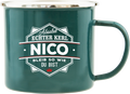 Emaille Becher / Tasse Nico bleib wie du bist - Ossiladen I Ostprodukte Versand