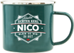 Emaille Becher / Tasse Nico bleib wie du bist - Ossiladen I Ostprodukte Versand