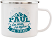 Emaille Becher / Tasse Paul der Mann, der Mythos, die Legende - Ossiladen I Ostprodukte Versand