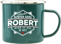 Emaille Becher / Tasse Robert bleib wie du bist - Ossiladen I Ostprodukte Versand
