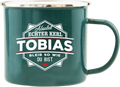 Emaille Becher / Tasse Tobias Bleib wie du bist - Ossiladen I Ostprodukte Versand