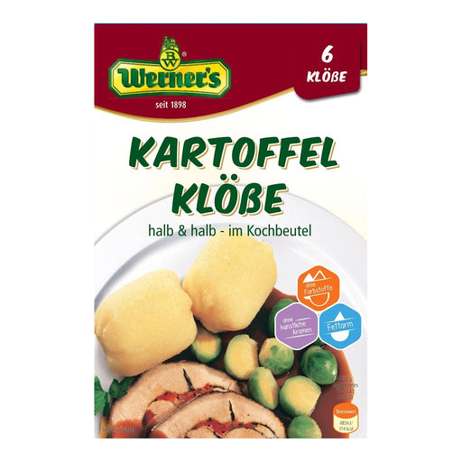 Werner Kartoffelklöße - 6 Stück im Beutel - Ossiladen I Ostprodukte Versand