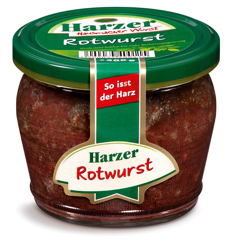 Keunecke Harzer Rotwurst, 200g - Ossiladen I Ostprodukte Versand