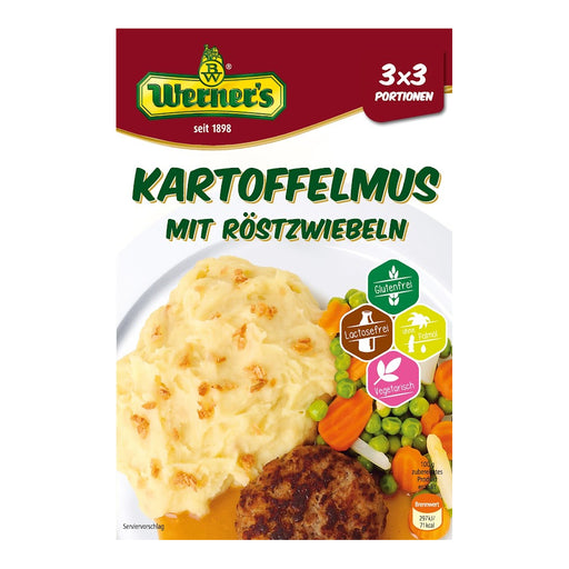Werner`s Kartoffelmus mit Röstzwiebeln - Ossiladen I Ostprodukte Versand
