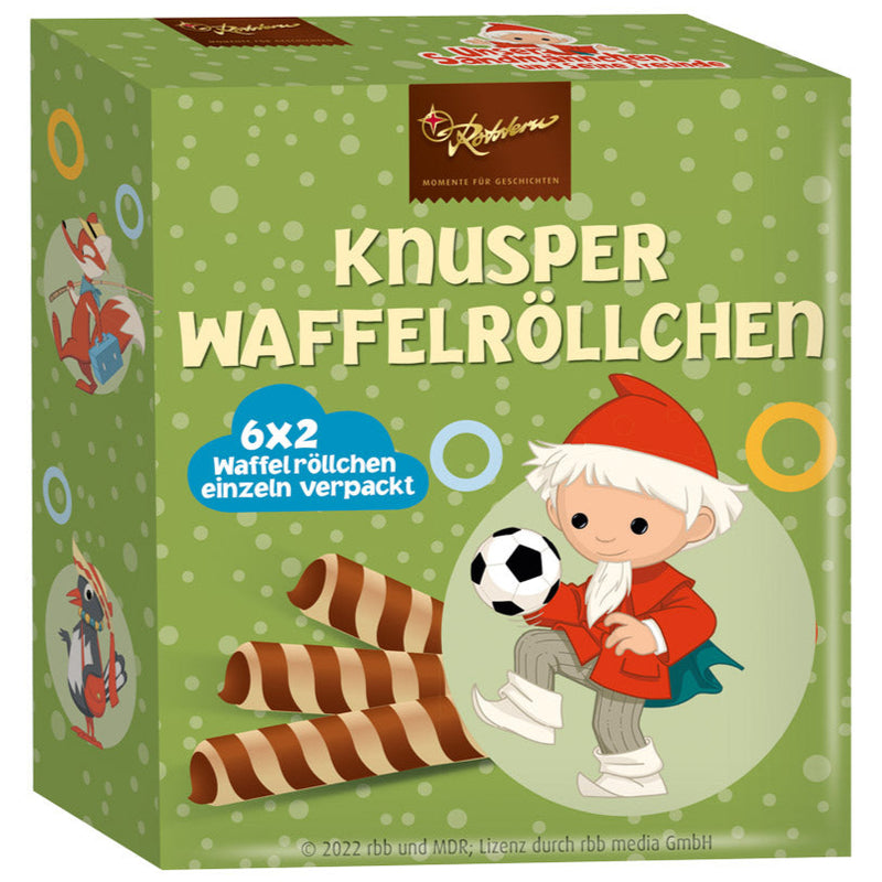 Rotstern Sandmann Knusperröllchen.