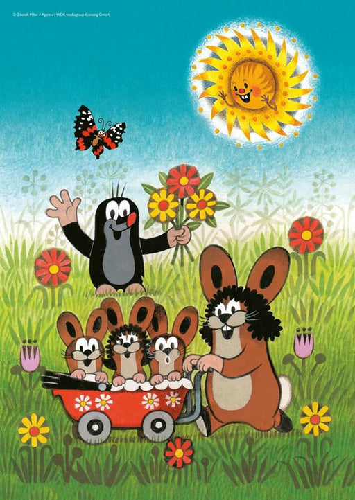 A3 Poster der kleine Maulwurf Motiv Hase 1