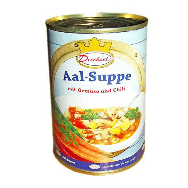 Aal - Suppe mit Gemüse und Chilli
