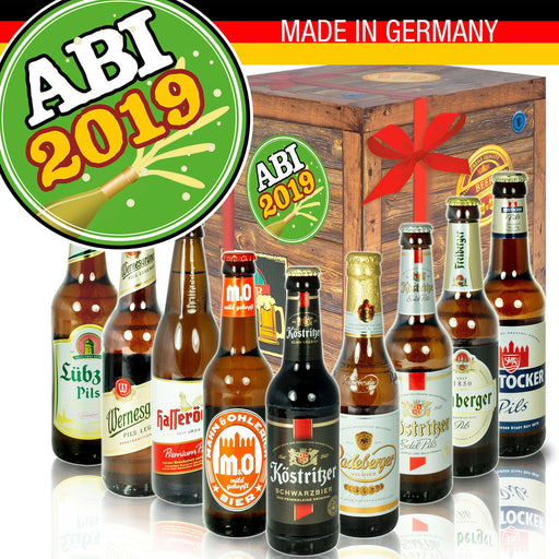 Abi 2019 - Geschenkbox "Ostbiere" 9er Set - Ossiladen I Ostprodukte Versand