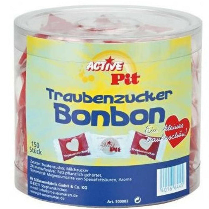 Active Pit Herz Traubenzucker Bonbon