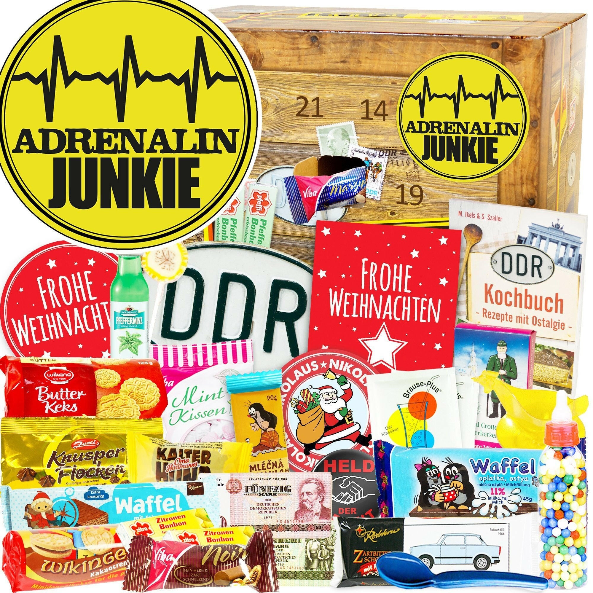 Adrenalinjunkie - DDR Adventskalender - Ossiladen I Ostprodukte Versand
