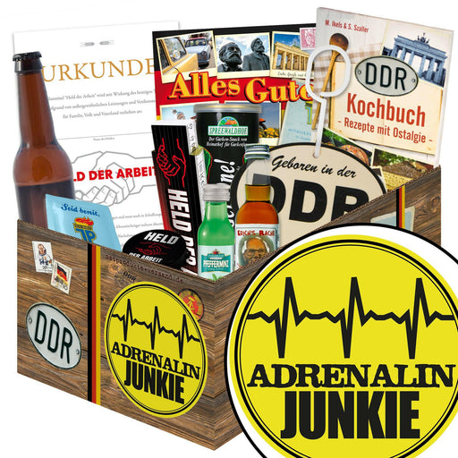 Adrenalinjunkie - Geschenkset Ostpaket "Männer Box" - Ossiladen I Ostprodukte Versand