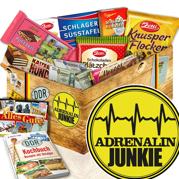 Adrenalinjunkie - Geschenkset Ostpaket "Schokoladenbox M" - Ossiladen I Ostprodukte Versand