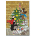 Adventskalenderkarte kleiner Maulwurf - Bescherung"(12398)