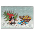 "Adventskalenderkarte "kleiner Maulwurf mit Maus"(12397)"