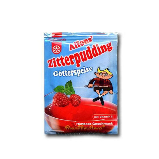 Alfons Zitterpudding - Götterspeise Himbeer (Rotplombe), 2er - Ossiladen I Ostprodukte Versand