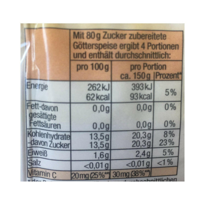 Alfons Zitterpudding - Götterspeise Pfirsich/Aprikose (Rotplombe - Ossiladen I Ostprodukte Versand