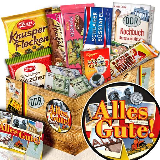 Alles Gute - Geschenkset Ostpaket "Schokoladenbox M" - Ossiladen I Ostprodukte Versand