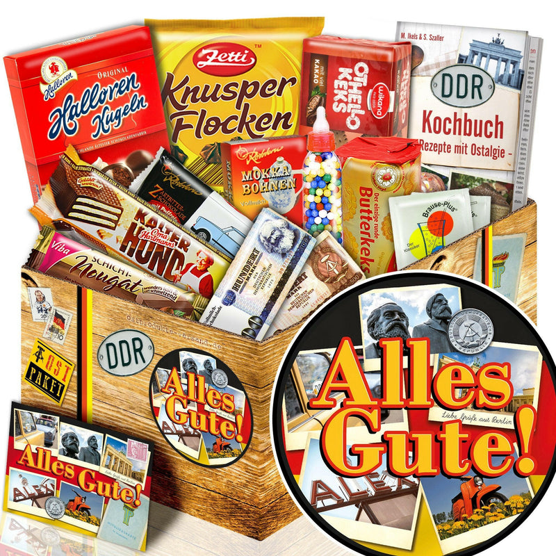 Alles Gute - Süßigkeiten Set DDR L - Ossiladen I Ostprodukte Versand